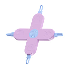 Load image into Gallery viewer, 4-in-1 Baby Care Baby Dig Booger Clip Small Tool Cross Shaped Baby Nose Scoop Ear Scoop Nail Cleaning Tool Nasal Cleaning Tool
