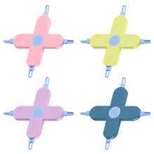 Load image into Gallery viewer, 4-in-1 Baby Care Baby Dig Booger Clip Small Tool Cross Shaped Baby Nose Scoop Ear Scoop Nail Cleaning Tool Nasal Cleaning Tool
