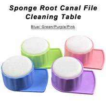 Load image into Gallery viewer, Dental Endo Stand Root Canal Cleaning Root Canal File Holder Round Foam Sponge Autoclavable Dentistry Lab Drills Block Organizer
