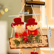 Load image into Gallery viewer, Christmas Decorations Snowmen Elderly People Reindeer Door Hanging Ornaments Window Displays Indoor Scene Layout Hanging Ornaments
