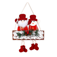 Load image into Gallery viewer, Christmas Decorations Snowmen Elderly People Reindeer Door Hanging Ornaments Window Displays Indoor Scene Layout Hanging Ornaments
