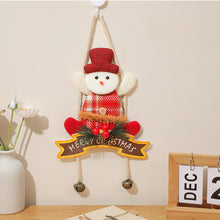 Load image into Gallery viewer, Christmas Decorations Snowmen Elderly People Reindeer Door Hanging Ornaments Window Displays Indoor Scene Layout Hanging Ornaments
