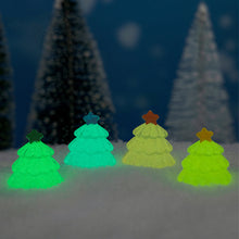 Load image into Gallery viewer, Micro Landscape Creative Night Light Christmas Tree Making Snow Scenery DIY Decoration Accessories Miniature Small Ornaments

