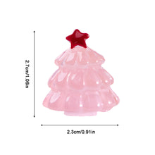 Load image into Gallery viewer, Micro Landscape Creative Night Light Christmas Tree Making Snow Scenery DIY Decoration Accessories Miniature Small Ornaments
