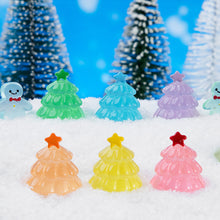 Load image into Gallery viewer, Micro Landscape Creative Night Light Christmas Tree Making Snow Scenery DIY Decoration Accessories Miniature Small Ornaments
