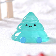 Load image into Gallery viewer, Christmas Cute Luminous Melted Christmas Tree Resin Small Accessory DIY Micro Landscape Snow Landscape Mini Ornament
