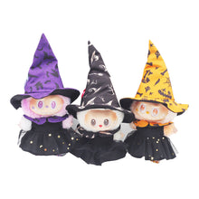 Load image into Gallery viewer, Miniature Halloween Doll Costume with Hat for 17cm Labubu Dolls Cute DIY Doll Clothes Lovely Outfit Gifts for Girls Friends
