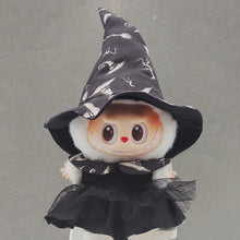 Load image into Gallery viewer, Miniature Halloween Doll Costume with Hat for 17cm Labubu Dolls Cute DIY Doll Clothes Lovely Outfit Gifts for Girls Friends
