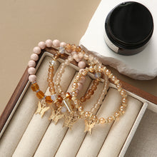 Load image into Gallery viewer, Bohemian Beaded Bracelet Stretch Elastic Ethnic Tribal Stacking Bracelets Set Festival Accessories

