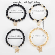 Load image into Gallery viewer, Bohemian Beaded Bracelet Stretch Elastic Ethnic Tribal Stacking Bracelets Set Festival Accessories
