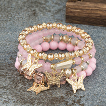 Load image into Gallery viewer, Bohemian Beaded Bracelet Stretch Elastic Ethnic Tribal Stacking Bracelets Set Festival Accessories
