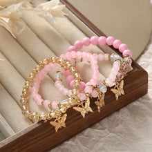 Load image into Gallery viewer, Bohemian Beaded Bracelet Stretch Elastic Ethnic Tribal Stacking Bracelets Set Festival Accessories
