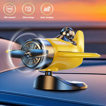 Load image into Gallery viewer, Car Solar Powered Rotating Airplane Decor Dashboard Windmill Spinner Creative Center Console Ornament Vehicle Accessories
