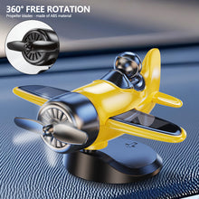 Load image into Gallery viewer, Car Solar Powered Rotating Airplane Decor Dashboard Windmill Spinner Creative Center Console Ornament Vehicle Accessories
