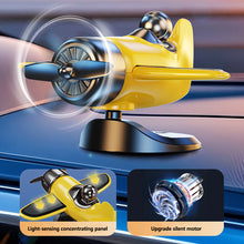 Load image into Gallery viewer, Car Solar Powered Rotating Airplane Decor Dashboard Windmill Spinner Creative Center Console Ornament Vehicle Accessories
