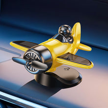 Load image into Gallery viewer, Car Solar Powered Rotating Airplane Decor Dashboard Windmill Spinner Creative Center Console Ornament Vehicle Accessories
