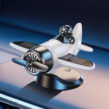 Load image into Gallery viewer, Car Solar Powered Rotating Airplane Decor Dashboard Windmill Spinner Creative Center Console Ornament Vehicle Accessories
