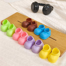 Load image into Gallery viewer, For 17cm Labubu Dolls Plastic Shoes 8 Colors Optional Bear Head Boots Toys Casual Sports Shoes Dolls Accessories DIY Doll Toys

