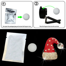 Load image into Gallery viewer, Car Air Outlet Perfume Clip Doll Car Aroma Air Freshener Diffuser Car Decoration Accessories Air Fresh Crystal Christmas Decor
