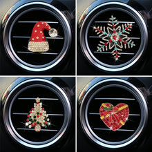 Load image into Gallery viewer, Car Air Outlet Perfume Clip Doll Car Aroma Air Freshener Diffuser Car Decoration Accessories Air Fresh Crystal Christmas Decor
