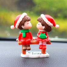 Load image into Gallery viewer, Car Couples Action Figurines Interior Decoration Ornaments Anime Auto Interior Center Console Dashboard Christmas Decoration

