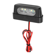 Load image into Gallery viewer, Universal 12V 4LED Motorcycle License Plate Light Rear License Plate Light With Emark Rear Tail Lamp Indicators
