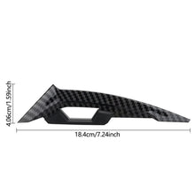 Load image into Gallery viewer, 2Pcs Large Motorcycle Winglet Aerodynamic Spoiler Dynamic Wing Decoration Sticker Carbon fiber For Motorcycles E-bikes Scooters Etc
