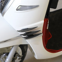 Load image into Gallery viewer, 2Pcs Large Motorcycle Winglet Aerodynamic Spoiler Dynamic Wing Decoration Sticker Carbon fiber For Motorcycles E-bikes Scooters Etc
