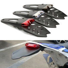 Load image into Gallery viewer, Motorcycle Rear Fender Tail Light LED License Plate Holder Brake Lamp For Enduro Motocross Dirt Bike Accessories
