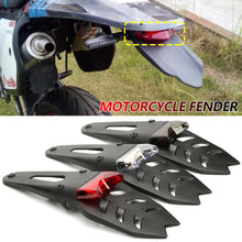 Load image into Gallery viewer, Motorcycle Rear Fender Tail Light LED License Plate Holder Brake Lamp For Enduro Motocross Dirt Bike Accessories
