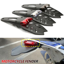 Load image into Gallery viewer, Motorcycle Rear Fender Tail Light LED License Plate Holder Brake Lamp For Enduro Motocross Dirt Bike Accessories
