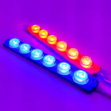 Load image into Gallery viewer, 2in1 6Led 12Led Motorcycle Headlight Bulbs Lamp Red Blue Flashing Motorbike Bright Warning Lamp
