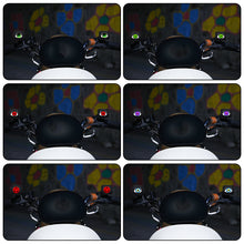 Load image into Gallery viewer, Motorcycle Rearview Mirror LED Dynamic Devil Eye Light Demon Eye Light Waterproof Motorbike Bike Decorative Retrofit Kits
