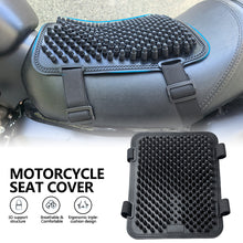 Load image into Gallery viewer, Soft Silicone Motorcycle Rear Seat Cushion Cover Seat Protector Covers Breathable Sunscreen Scooter Seat Covers
