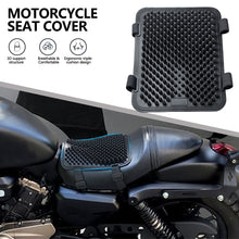 Load image into Gallery viewer, Soft Silicone Motorcycle Rear Seat Cushion Cover Seat Protector Covers Breathable Sunscreen Scooter Seat Covers
