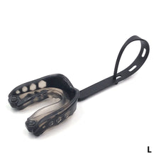 Load image into Gallery viewer, Non-toxic American Football Rugby Thai Boxing Taekwondo Wrestle Tooth Protective Mouth Guard with Hanging Strap
