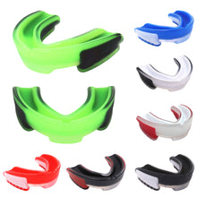 Load image into Gallery viewer, Sports Boxing Mouth Guard Teeth with Box Protector Taekwondo Sanda Rugby MMA Karate Basketball Trainer Braces Mouth Guard
