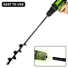 Load image into Gallery viewer, Garden Auger Drill Bit Auger For Drilling Holes &amp; Loosening Soil For Planting Bulbs Flowers Vegetable Fence Post Helper Electric Drill Garden Scarifying Tool Accessory
