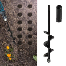 Load image into Gallery viewer, Garden Auger Drill Bit Auger For Drilling Holes &amp; Loosening Soil For Planting Bulbs Flowers Vegetable Fence Post Helper Electric Drill Garden Scarifying Tool Accessory

