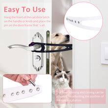 Load image into Gallery viewer, Adjustable Cat Door Holder Latch Prevent Dog Entry Latch For Multi-Pet Households Pet Access Control Home Door Supplies
