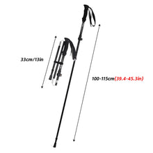 Load image into Gallery viewer, 1PC Outdoor Foldable Hiking Stick Multi-Functional Aluminum Alloy Anti-Slip Support Walking Stick Mountain Climbing And Hiking Equipment
