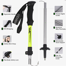 Load image into Gallery viewer, 1PC Outdoor Foldable Hiking Stick Multi-Functional Aluminum Alloy Anti-Slip Support Walking Stick Mountain Climbing And Hiking Equipment
