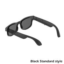 Load image into Gallery viewer, Smart Bluetooth Glasses with Detachable Lenses Blue Light Blocking Sunglasses with Call Music Photo AI Voice Assistant Functions (AIMB-V3)

