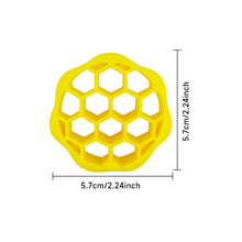 Load image into Gallery viewer, 1PC Honeycomb Silicone Hand Gripper Hand Strength Training Device Rehabilitation Grip Ring Stress Relief Squeeze Ball (Color Random)
