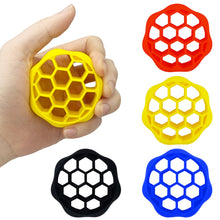Load image into Gallery viewer, 1PC Honeycomb Silicone Hand Gripper Hand Strength Training Device Rehabilitation Grip Ring Stress Relief Squeeze Ball (Color Random)
