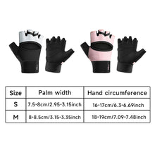 Load image into Gallery viewer, 1 Pair Sports Fitness Half-Finger Gloves Breathable Back Design Non-Slip Prevent Calluses Gloves For Yoga And Outdoor Cycling
