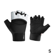 Load image into Gallery viewer, 1 Pair Sports Fitness Half-Finger Gloves Breathable Back Design Non-Slip Prevent Calluses Gloves For Yoga And Outdoor Cycling
