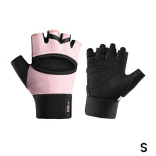 Load image into Gallery viewer, 1 Pair Sports Fitness Half-Finger Gloves Breathable Back Design Non-Slip Prevent Calluses Gloves For Yoga And Outdoor Cycling
