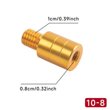 Load image into Gallery viewer, 1PC Fishing Landing Net Pole Quick-Change Adapter Aluminum Alloy Quick Release Anti-Loose Nut Outdoor Fishing Supplies
