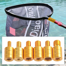 Load image into Gallery viewer, 1PC Fishing Landing Net Pole Quick-Change Adapter Aluminum Alloy Quick Release Anti-Loose Nut Outdoor Fishing Supplies
